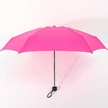 Load image into Gallery viewer, 180g Small Fashion Folding Umbrella Rain Women Gift Men Mini Pocket Parasol Girls Anti-UV Waterproof Portable Travel UMBRELLAS