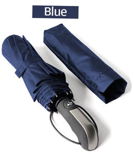 Wind Beständig Voll-Automatische Regenschirm Regen Frauen Für Männer 3Folding Geschenk Sonnenschirm Compact Große Reise Business Auto 10K Regenschirm